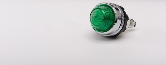 S Series Plastic 230V AC Green 22 mm Pilot